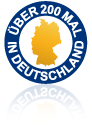 &Uuml;ber 200 mal in Deutschland